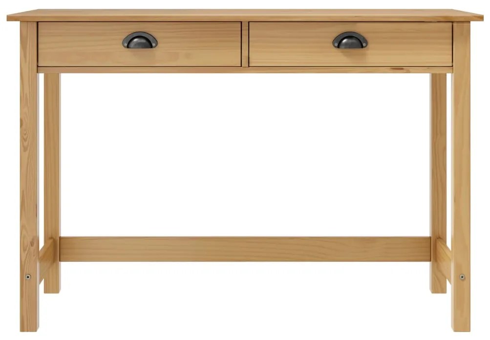 Mesa consola Hill c/ 2 gavetas 110x45x74 cm pinho maciço