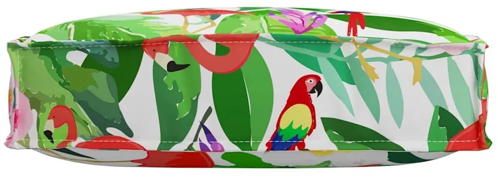 Almofada de pallet para assento Tropical Jungle 60 x 60 x 12 cm, tecid