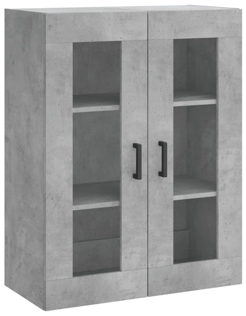Armário alto 69,5x34x180 cm derivados de madeira cinza cimento