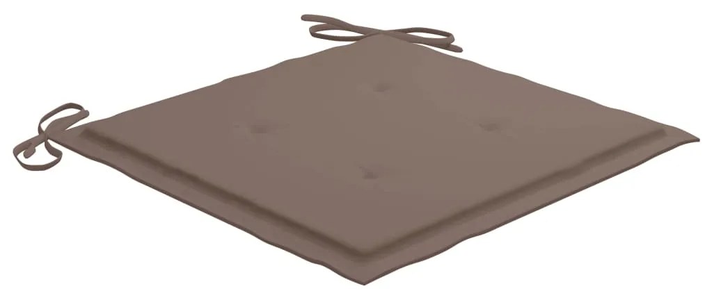 Cadeiras de jardim com almofadões 6 pcs acácia maciça