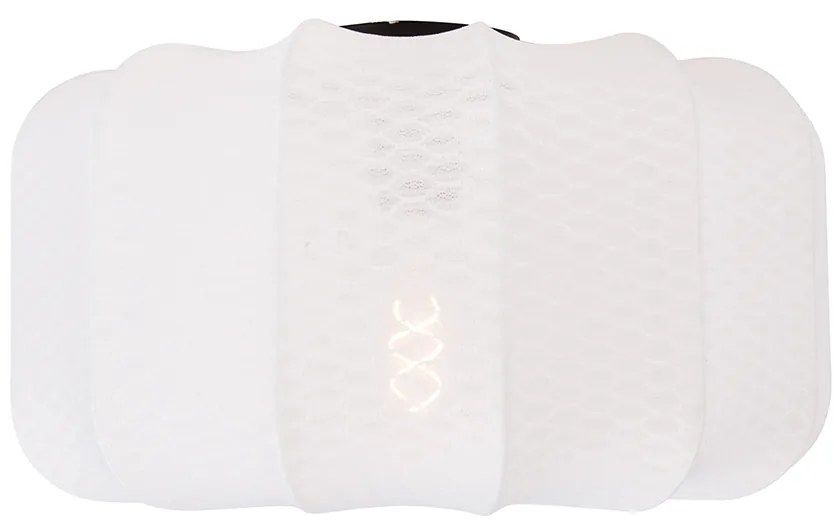 Plafon de teto Japandi branco 40cm - Madleine