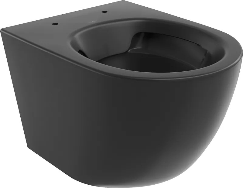 Mexen Lena sanitário suspenso Rimless, preto mate - 3322XX85