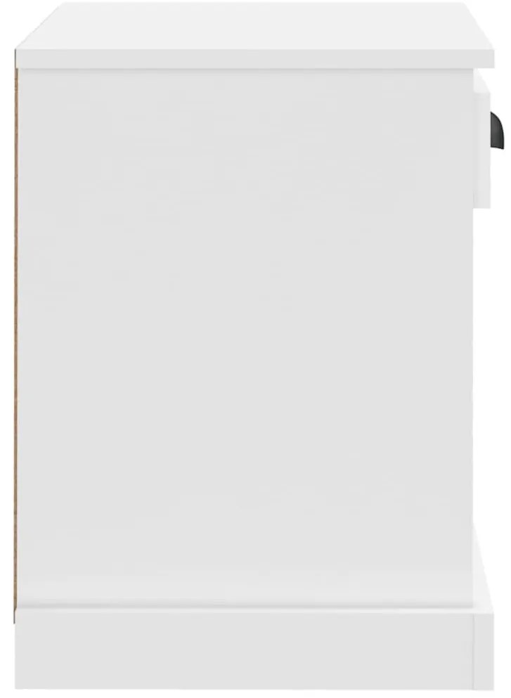 Mesas de cabeceira 2 pcs 43x36x50 cm branco