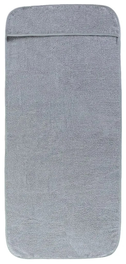 Toalhas de praia 2 pcs 60x135 cm tecido 400 GSM cinzento
