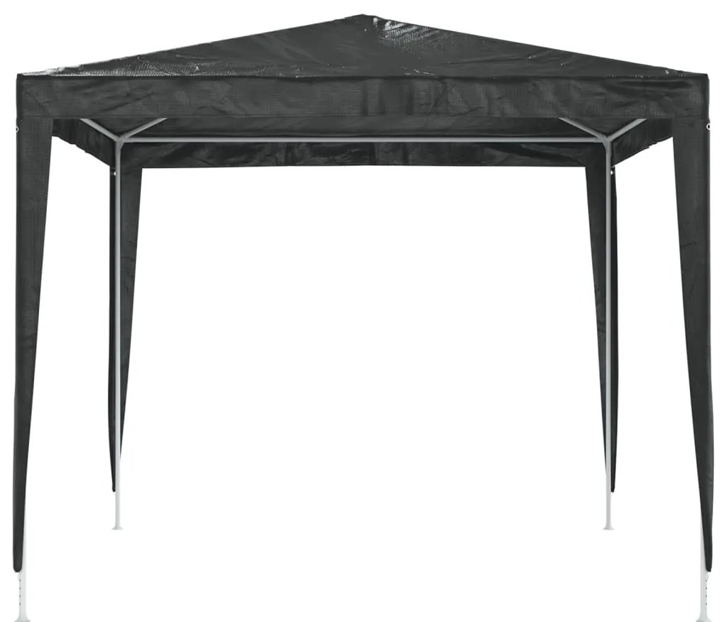 Tenda para festas 2,5x2,5 m 90 g/m² antracite