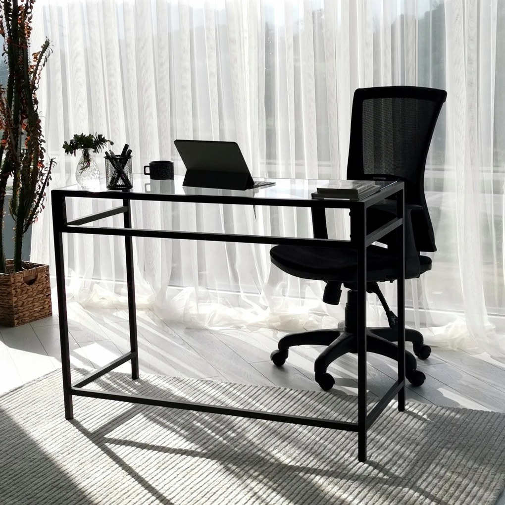 Secretária Network – Preto – 100 cm x 75 cm x 45 cm