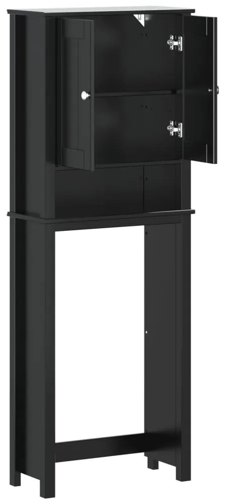 Móvel de sanita BERG 60x27x164,5 cm madeira maciça preto