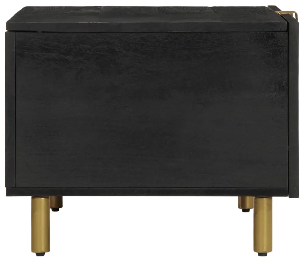 Mesa de centro 80x50x40 cm derivados de madeira preto