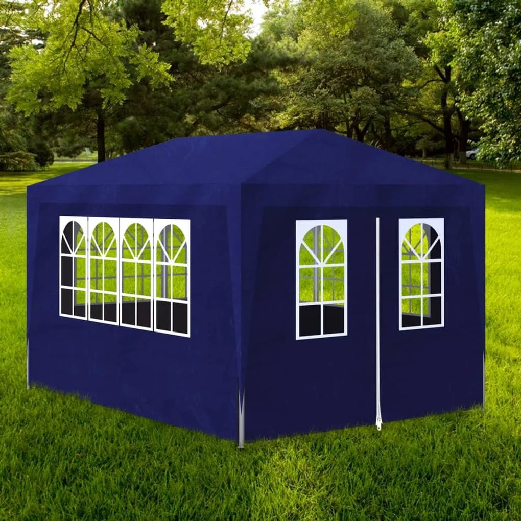 90335 vidaXL Tenda para festas 3x4 m azul