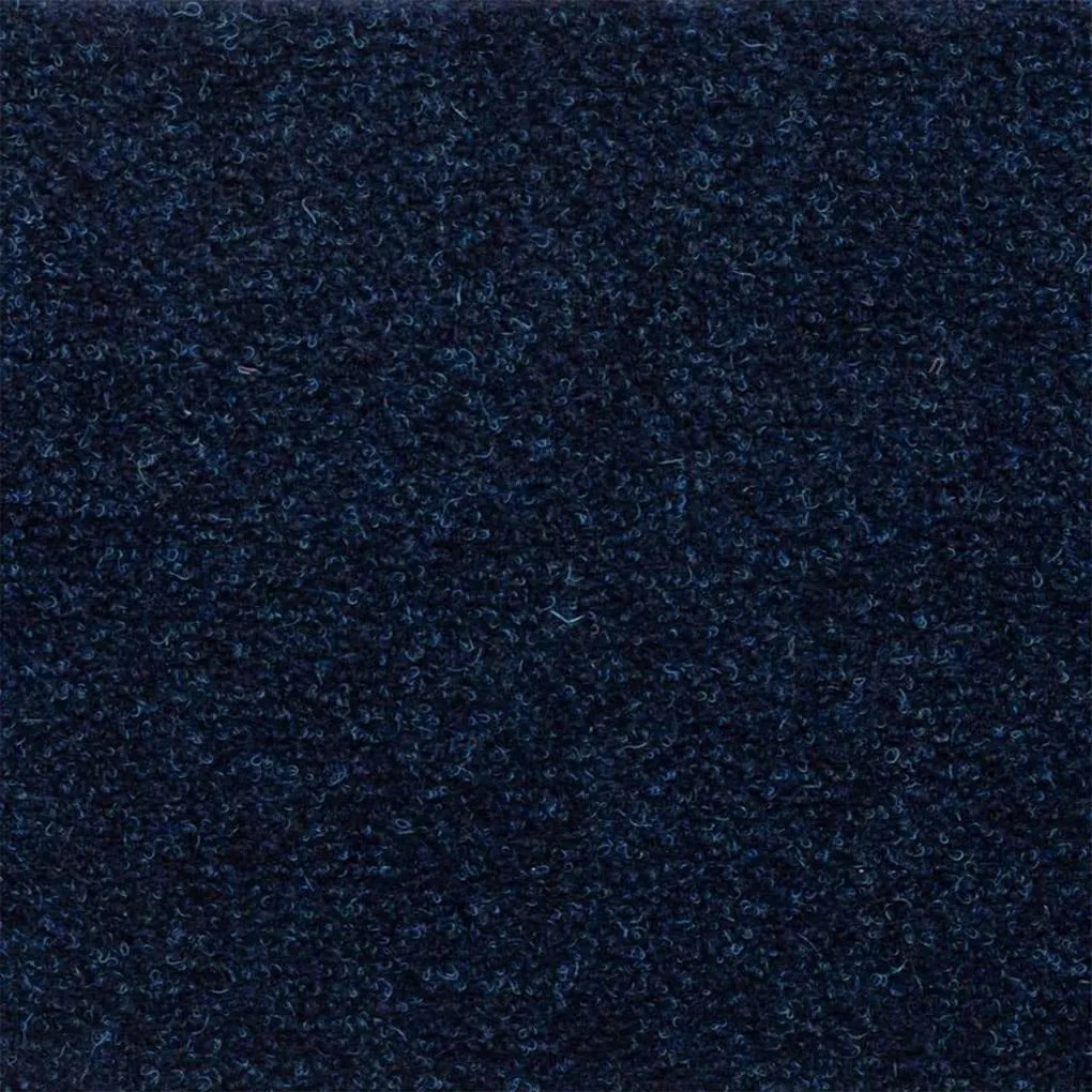Tapetes de escada autoadesivos 30 pcs 65x21x4 cm azul-marinho