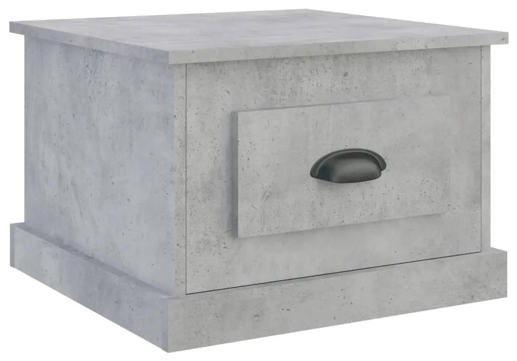 Mesa de centro 50x50x35 cm derivados de madeira cinzento sonoma