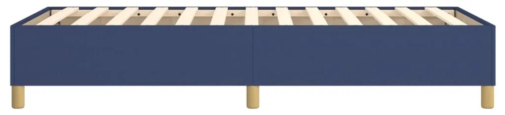 Estrutura de cama sem colchão 90x200 cm tecido azul