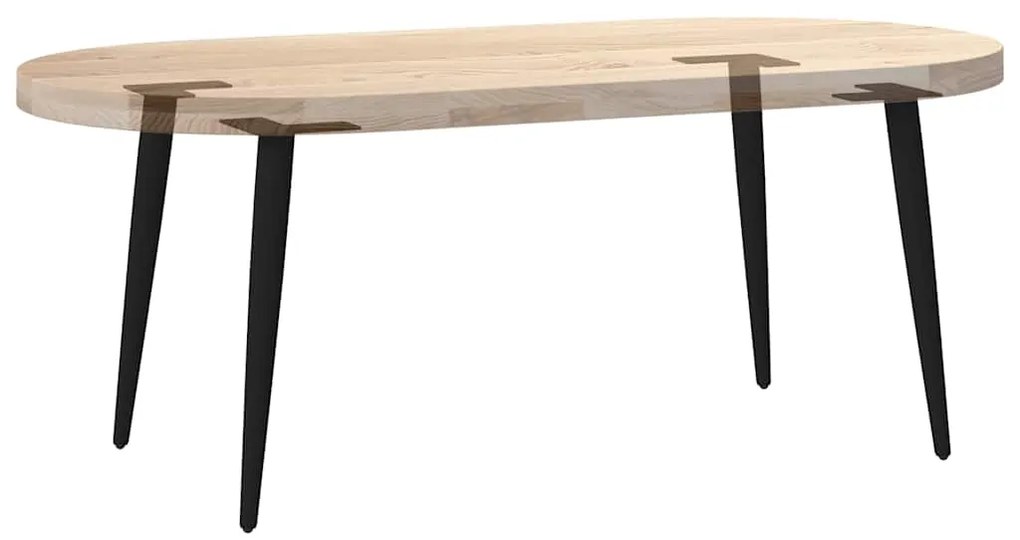 Pés para mesa de centro cônicos 4 peças preto 42-43 cm aço