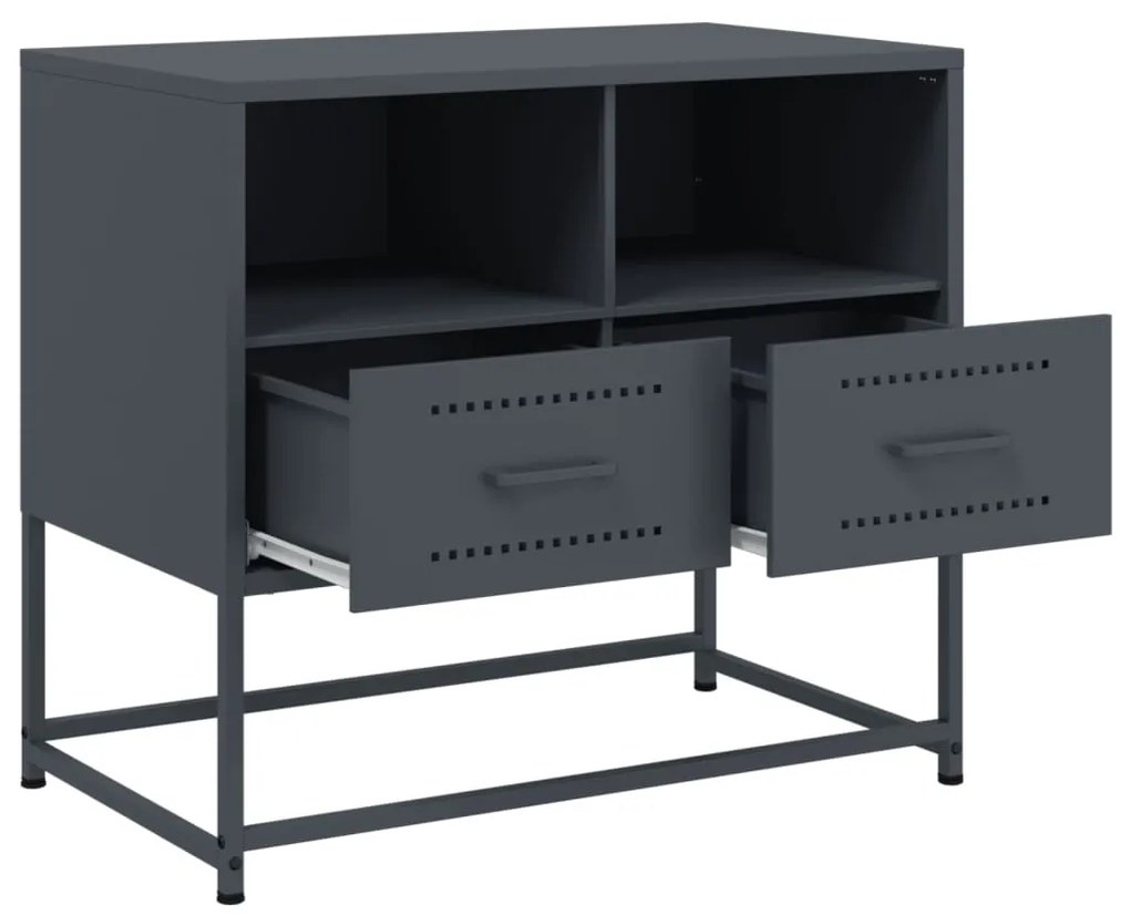 Móvel de TV 68x39x60,5 cm aço antracite