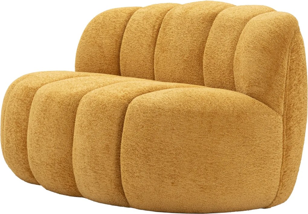SOFÁ DE 2 LUGARES BALL 145X80X69 CM AMARELO