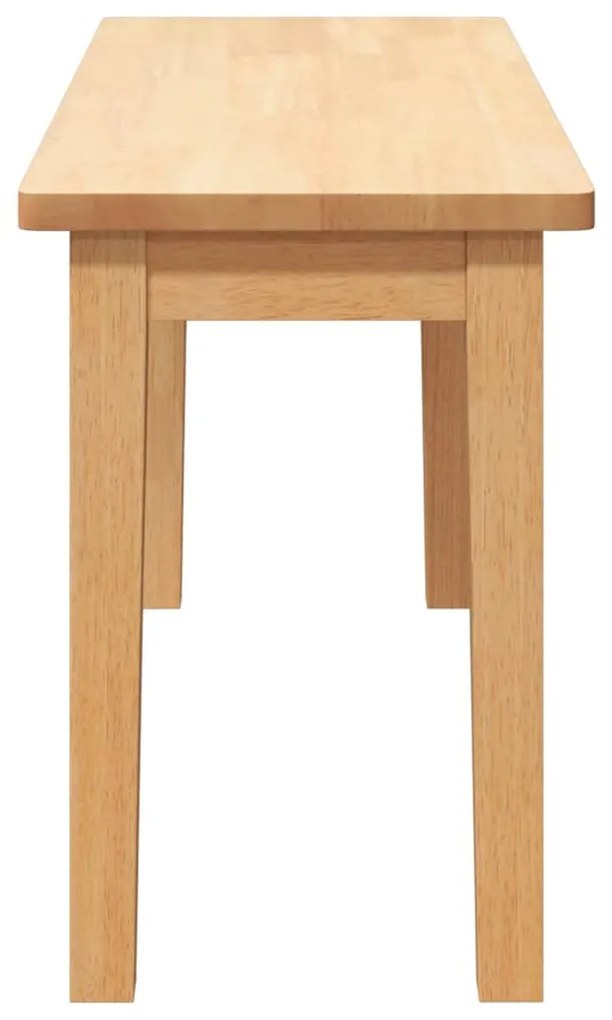 Banco 90 cm madeira seringueira maciça