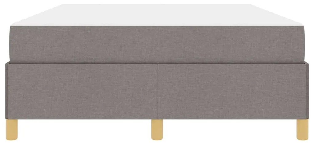 Cama Box Outros Taupe e Branco 140 x 190 cm tecido