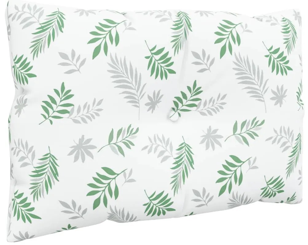 Almofadões p/ móveis paletes 3 pcs tecido oxford padrão folhas