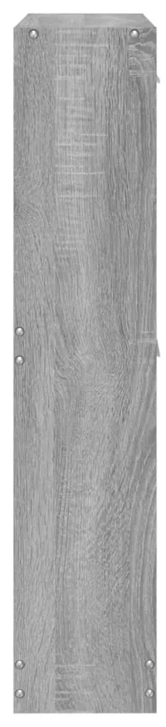 Sapateira 59x17x81 cm derivados de madeira sonoma cinza