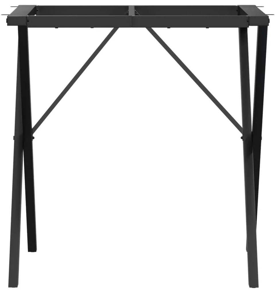 Pernas para mesa de jantar estrutura em X aço