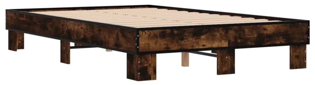 Estrutura de cama 135x190 cm derivados madeira/metal