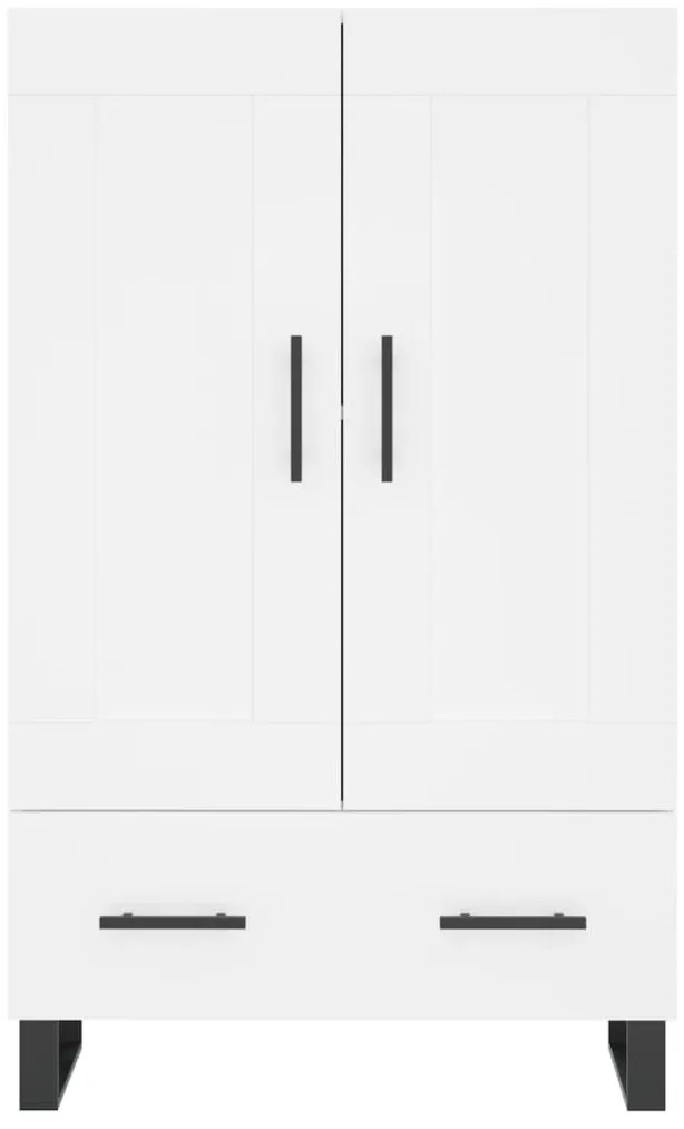 Aparador alto 69,5x31x115 cm derivados de madeira branco