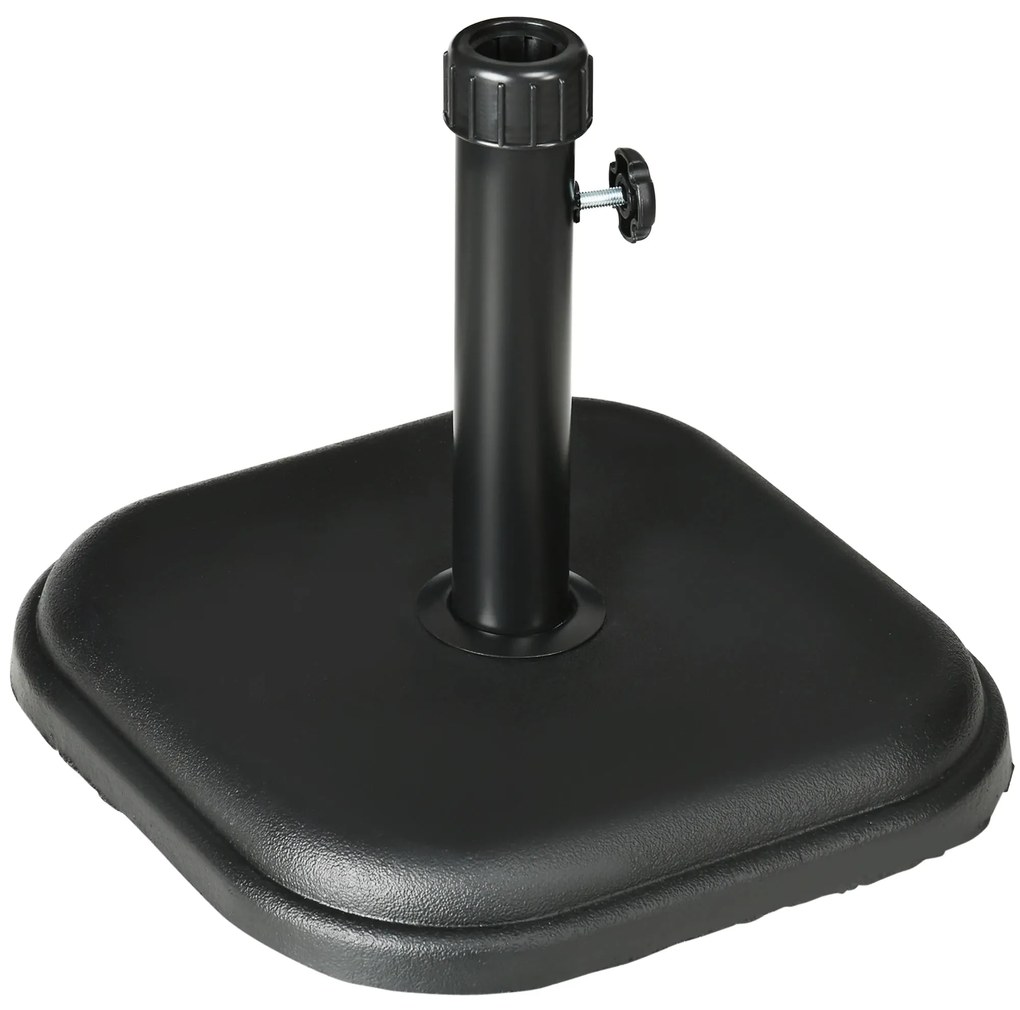 Base para Chapéu de Sol Sevilha – 11 kg – Cimento – Ø32-38 mm – Preto