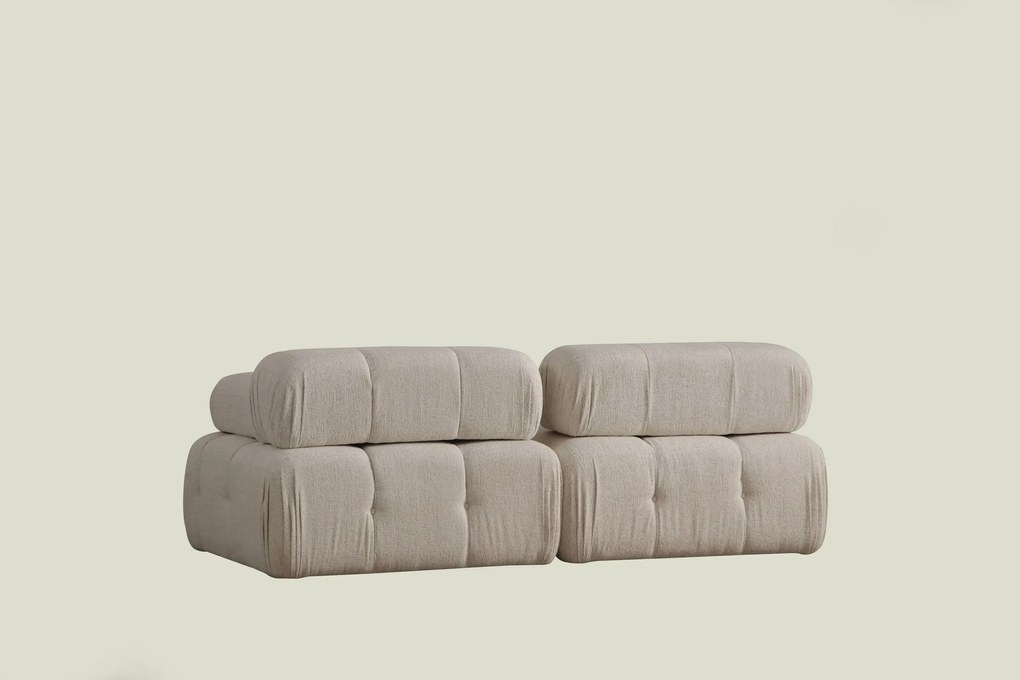 Sofá de 2 Lugares Doblo – Creme – 200 cm x 100 cm x 80 cm