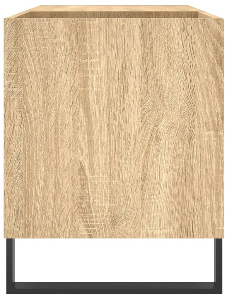 Armário p/ discos 85x38x48 cm deriv. madeira carvalho sonoma