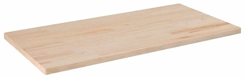 Tampo de mesa retangular 100x60x2,5 cm pinho maciço