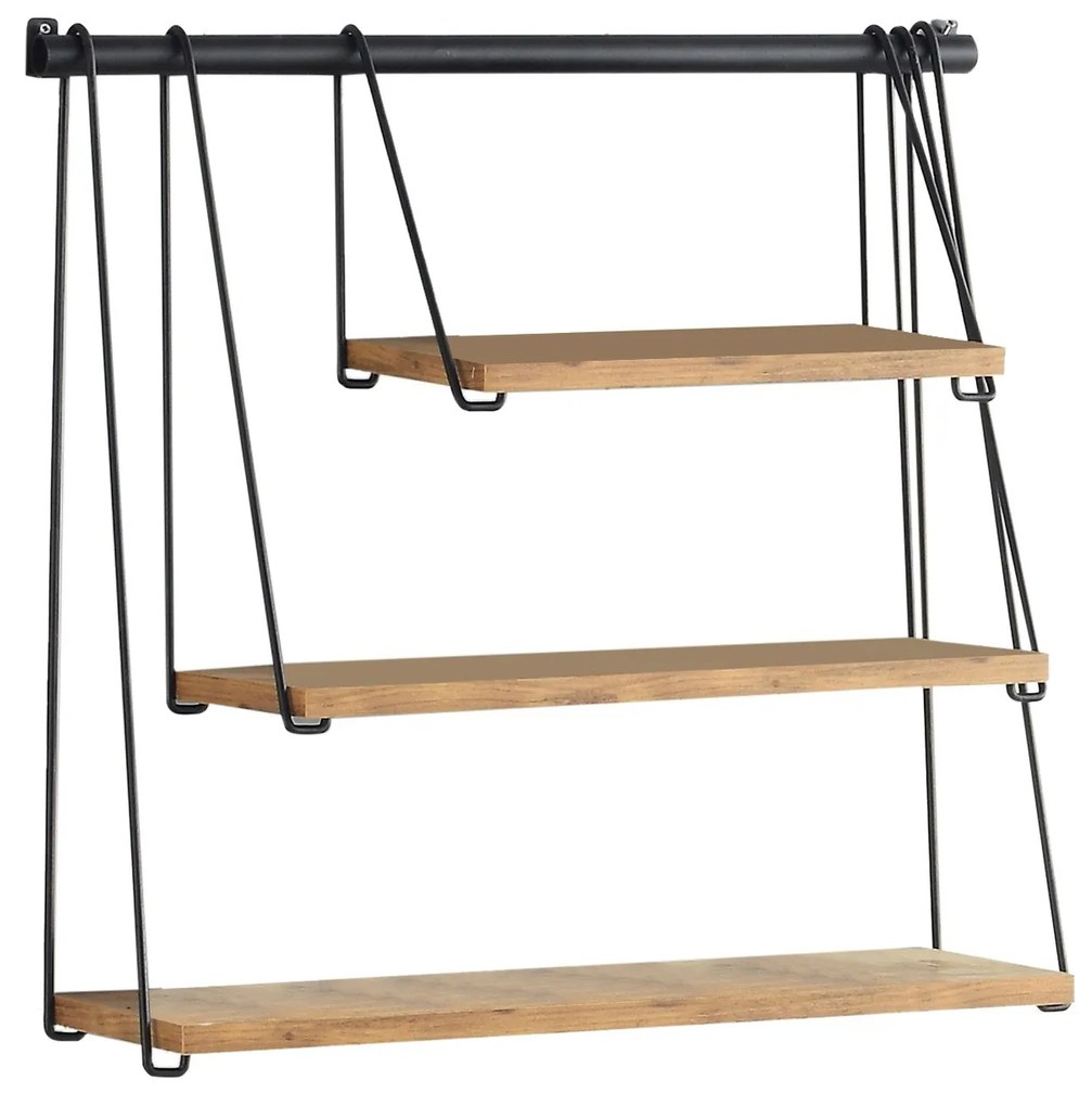 Prateleira de Parede Zihon – Pinheiro – 40/50/60 cm
