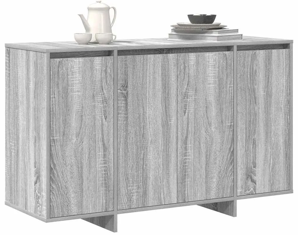 Buffet Cinzento sonoma de Madeira de Engenharia 120 x 41 x 75 cm