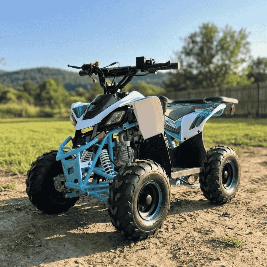 MINI MOTO 4 INFANTIL GASOLINA 125cc 6'' PREDATOR AZUL