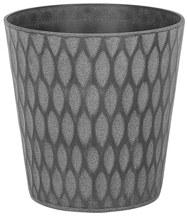Vaso decorativo ⌀ 35 cm cinzento escuro LAVRIO Beliani