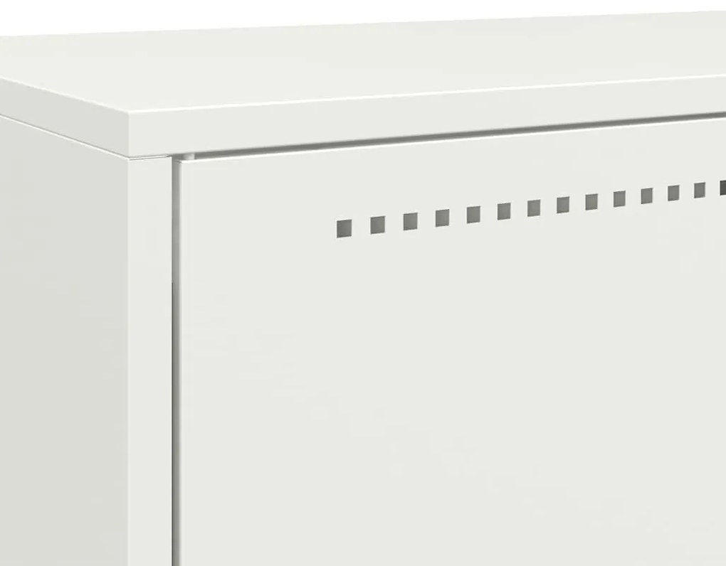 Móvel alto 68x39x111,5 cm aço branco