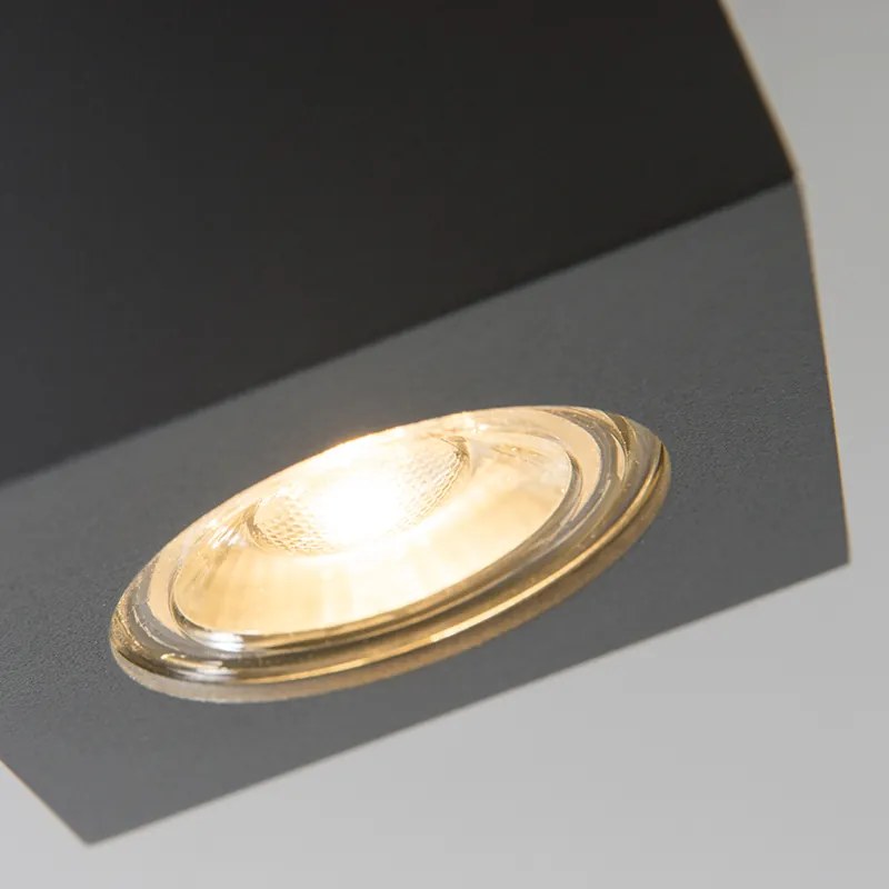 Projetores de design antracite - Quba 2