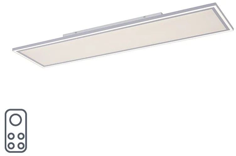 Candeeiro de teto branco 121 cm com LED incluído 2700 - 5000K - Luntani Moderno