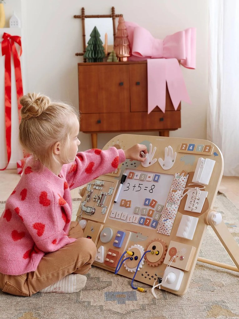 Prancha de aprendizagem multiatividades em madeira FSC® madeira