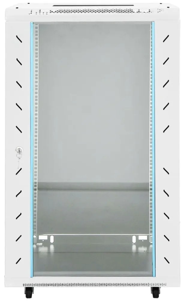 Armário bastidor 15U 19" IP20 60x60x100 cm cinzento