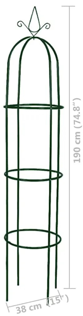 Arco de jardim torre, 2 pcs