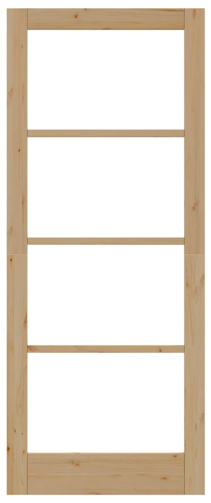 porta interna com vidro "ORKDAL" 86x211x4 cm madeira sólida de pinho