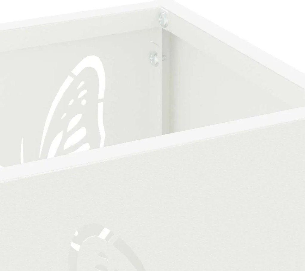 Suporte para Guarda-Chuva Branco Metal Médio