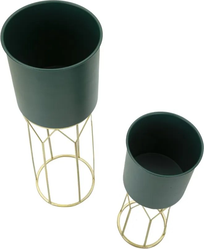 CONJUNTO DE 2 PEÇAS DE SUPORTE PARA VASOS GRENT Ø 23X70-19X50 CM