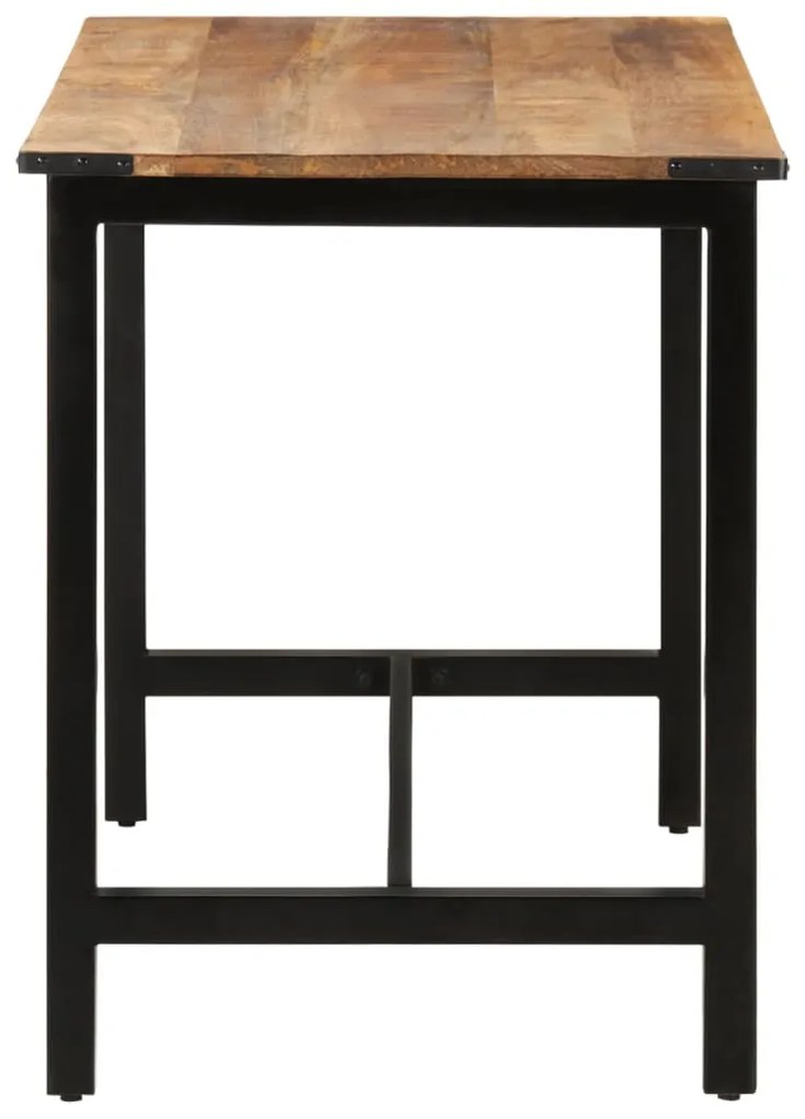 Mesa de jantar 110x60x76 cm madeira de mangueira maciça