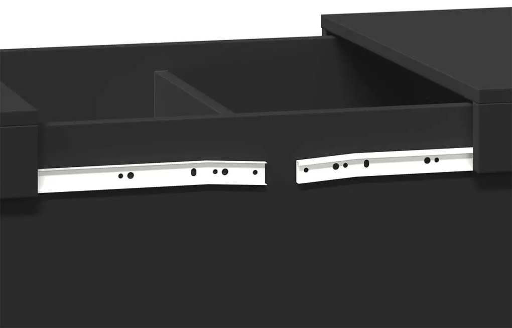 Mesa de centro 100x55x40 cm derivados de madeira preto