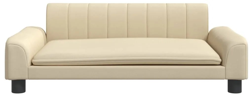 Sofá infantil 90x53x30 cm tecido cor creme