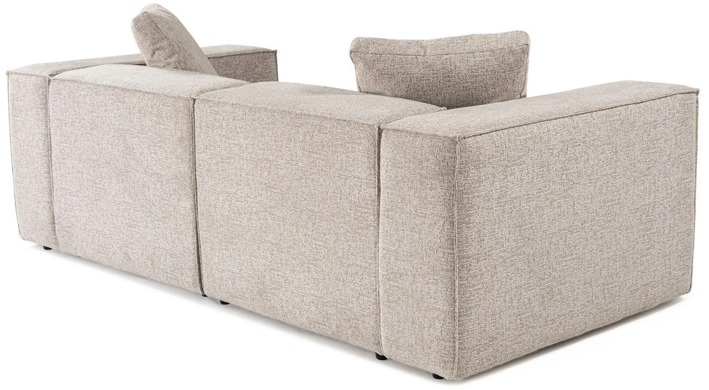 Sofá de 2 Lugares Lora – Mocha – 220x108x65 cm