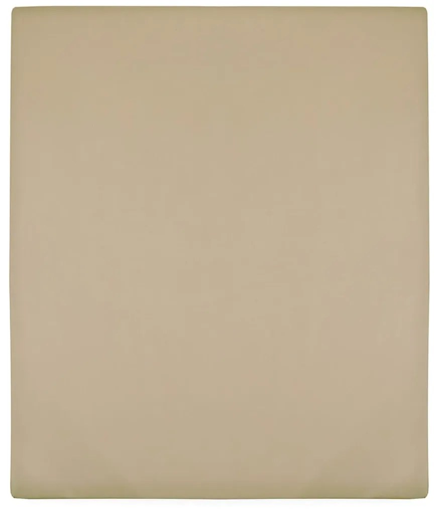 vidaXL Lençol ajustável 180x200 cm algodão jersey cinza-acastanhado