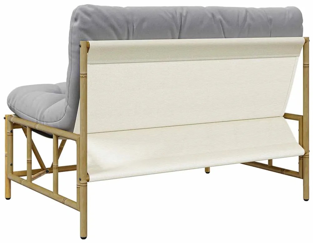 Banco de Jardim com Almofada Cinzeto 110 x 80 x 71 cm Aço