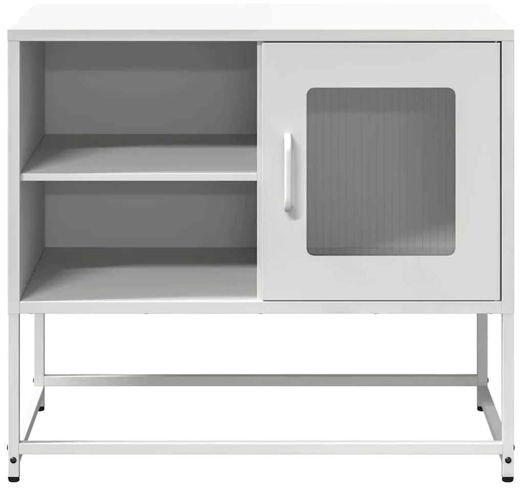 Móvel de TV 68x39x60,5 cm aço branco